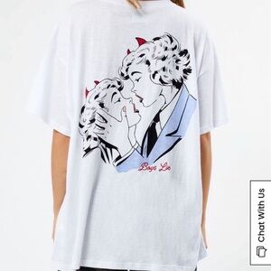 Boys Lie Oversized Tee – One Size